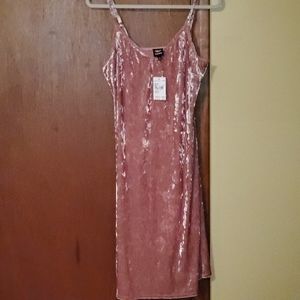 Pink Velvet Dress